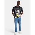 thumbnail image 2 of KPop Demon Hunters Men's and Big Men's Huntrix Poster Oversized Graphic Tee, Sizes XS-3XL, 2 of 5