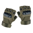 thumbnail image 3 of Gants Demi-Doigts pour Hommes Gants D\'entraînement Physique pour Escalade Randonnée TG, 3 of 6