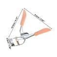thumbnail image 2 of Vocoste 1 Pc Women Leaf Shaped Eyelash Curler for Beauty Parlor Business Travel Orange Carbon Steel, 2 of 3