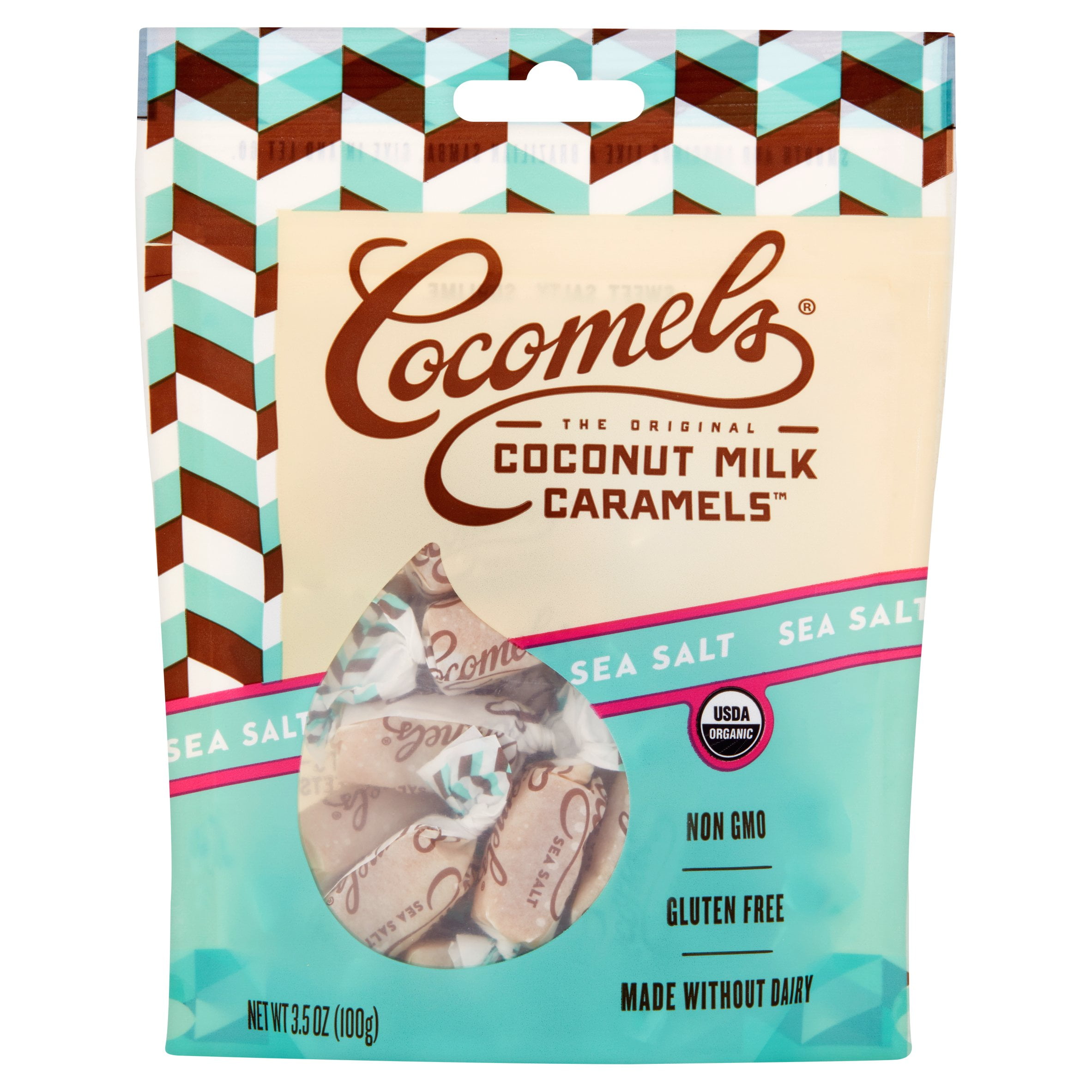 Cocomels The Original Sea Salt Coconut Milk Caramels, 3.5 oz, 6 pack by JJ's Sweets, Inc.