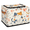 Multicolor 4, variant on ADECORIVY Cat Surfing Skateboard Fabric Storage Bin with Lid, Foldable Storage Box Decorative Cube Organizer Basket for Closet Shelf Organizing Clothes