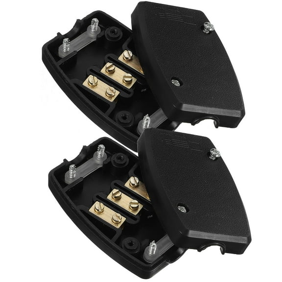 GOOHOCHY Set of 2 Outdoor Plastic Junction Boxes for Universal Electrical Project Wiring