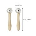 thumbnail image 2 of HEALEEP 4 Pcs Cloches en Métal Cloche à Cloche Argentée pour Usage Domestique Fête Performance Musicale, 2 of 8