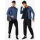 thumbnail image 2 of Chaqueta con capucha para hombre, con cremallera completa, protección solar, manga larga, 2 of 8