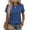 Blue, variant on Zeagoo Womens Tshirt Short Sleeve Summer Tops Crewneck Casual Basic Tee Shirts Spring Clothes Trendy Outfit