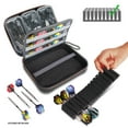 thumbnail image 6 of USA Gear XL Semi Hard Shell Dart Case - Dart Holder Room for 15 Darts and Dart Accessories (Black), 6 of 9