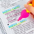 thumbnail image 4 of Wrapables Mini Stackable Highlighters, Cute Multi-color Markers, Hearts, 4 of 6