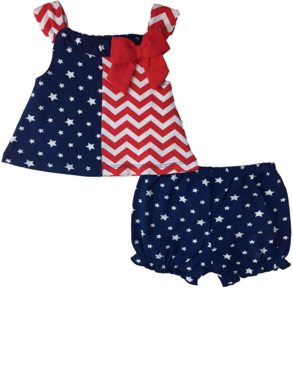 baby red white and blue outfits