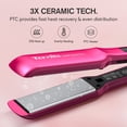 thumbnail image 2 of Plancha de pelo Terviiix Ceramic de 3,8 cm de ancho, color rosa, 2 of 9