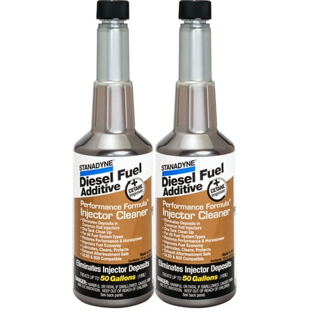 Stanadyne Performance Formula Diesel Injector Cleaner | 2  Pack of  16 oz bottles | # (Best Injector Cleaner For Cummins)