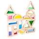 thumbnail image 2 of Bloques de construcción apilables de 16 piezas, bloques de arco iris de madera, juguete sensorial de aprendizaje para edades preescolares de 3 años y, 2 of 9