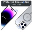thumbnail image 2 of Casetego Magnetic Ring Stand for iPhone 14 Pro Max Case,Compatible with MagSafe Military-Grade with 360°Rotatable,Shockproof & Scratch-Resistant Phone Protective Cover,Gray, 2 of 6