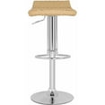 thumbnail image 2 of SAFAVIEH Juji Contemporary Swivel Bar Stool, Natural Wicker, 2 of 4