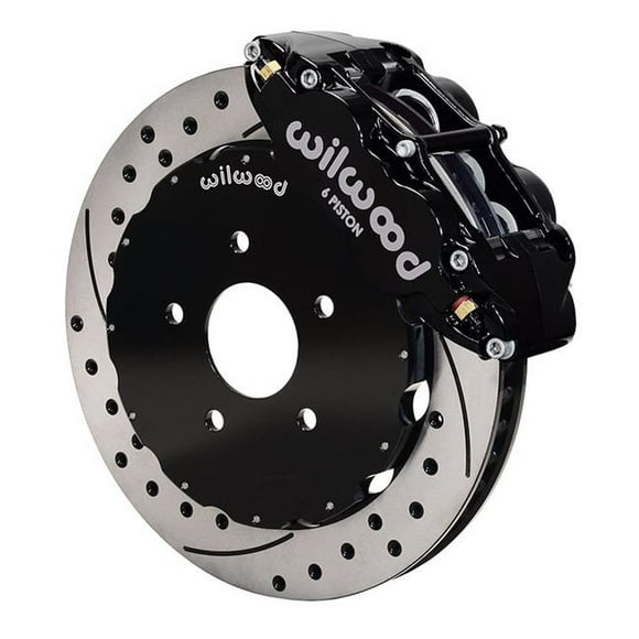Wilwood W64-1409107D 12.88 in. Street Performance Forged Narrow Superlite 6R Big Brake Front Brake Kit, Red