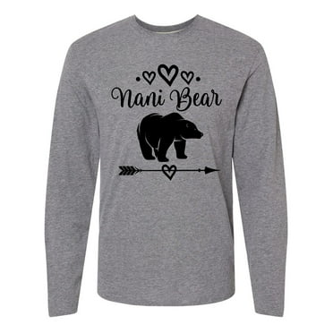 Inktastic Nani Bear Grandma Long Sleeve T-Shirt