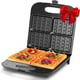 thumbnail image 1 of Máquina para hacer waffles, waflera antiadherente de 4 rebanadas, waflera cuadrada de 1400 W con luces indicadoras para papas fritas, bocadillos, desayuno y almuerzo, fácil de limpiar, sin PFOA, con, 1 of 8