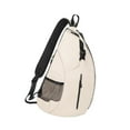 thumbnail image 4 of S SERENABLE Sac de Tennis Imperméable Léger Protection pour Femmes Hommes Adultes beige, 4 of 9