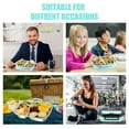 thumbnail image 6 of Kitchen Gadgets 304 Stainless Lunch Box Leakproof Food Storage Containers Box For Adults Men Women Insulated Partitioned Box Student Heat Sealed Lunch Box Convenient Tableware, 6 of 7