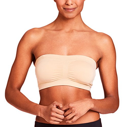 Nursing Bandeau Bra Strapless Breastfeeding Top with Removable