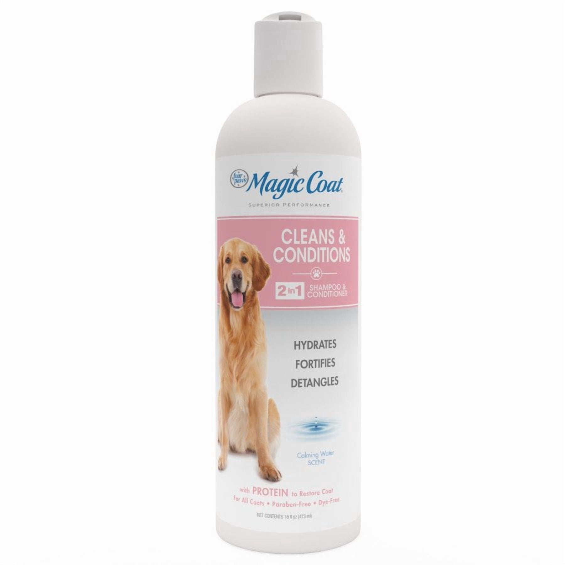 Four Paws Magic Coat Cleans & Conditions Dog 2 in 1 Shampoo and Conditioner 16 oz