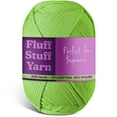 thumbnail image 2 of (3 pack) Craftbud Cotton Yarn For Crocheting And Knitting, (250 Yards) Worsted Medium #4 Crochet Yarn For Beginners, Grass Green, 2 of 2