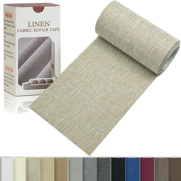 Parche autoadhesivo Repair Tape Gheeidau Linen de 4 x 178 cm para sofá