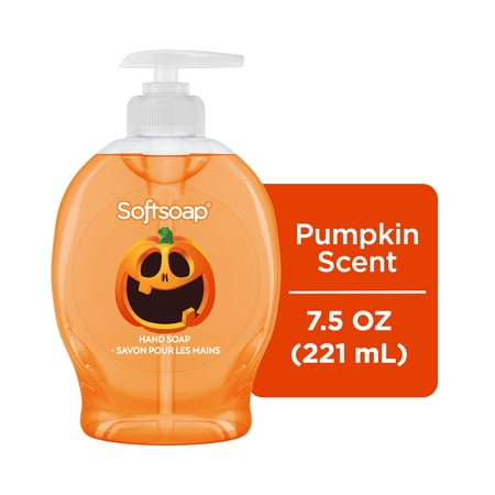 Softsoap Limited Edition Halloween Liquid Hand Soap Pump, Pumpkin Scent, 7.5 fl oz