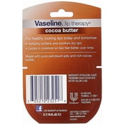 Vaseline Lip Therapy Cocoa Butter, .25 oz