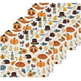 thumbnail image 3 of SKYSONIC Thanksgiving Turkey Washcloths Set of 2, Highly Absorbent Soft Cotton Fingertip Towels for Bathroom, Kitchen, Gym, Spa, Home Decor, 12x12 Inch, 3 of 7