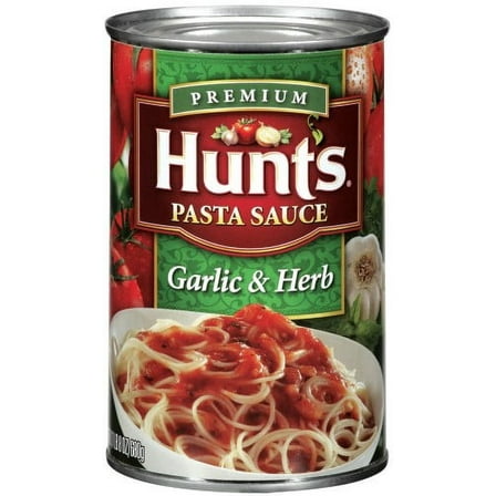Hunt's Classic Italian Garlic & Herb Spaghetti Sauce 26oz (Pack of 2)