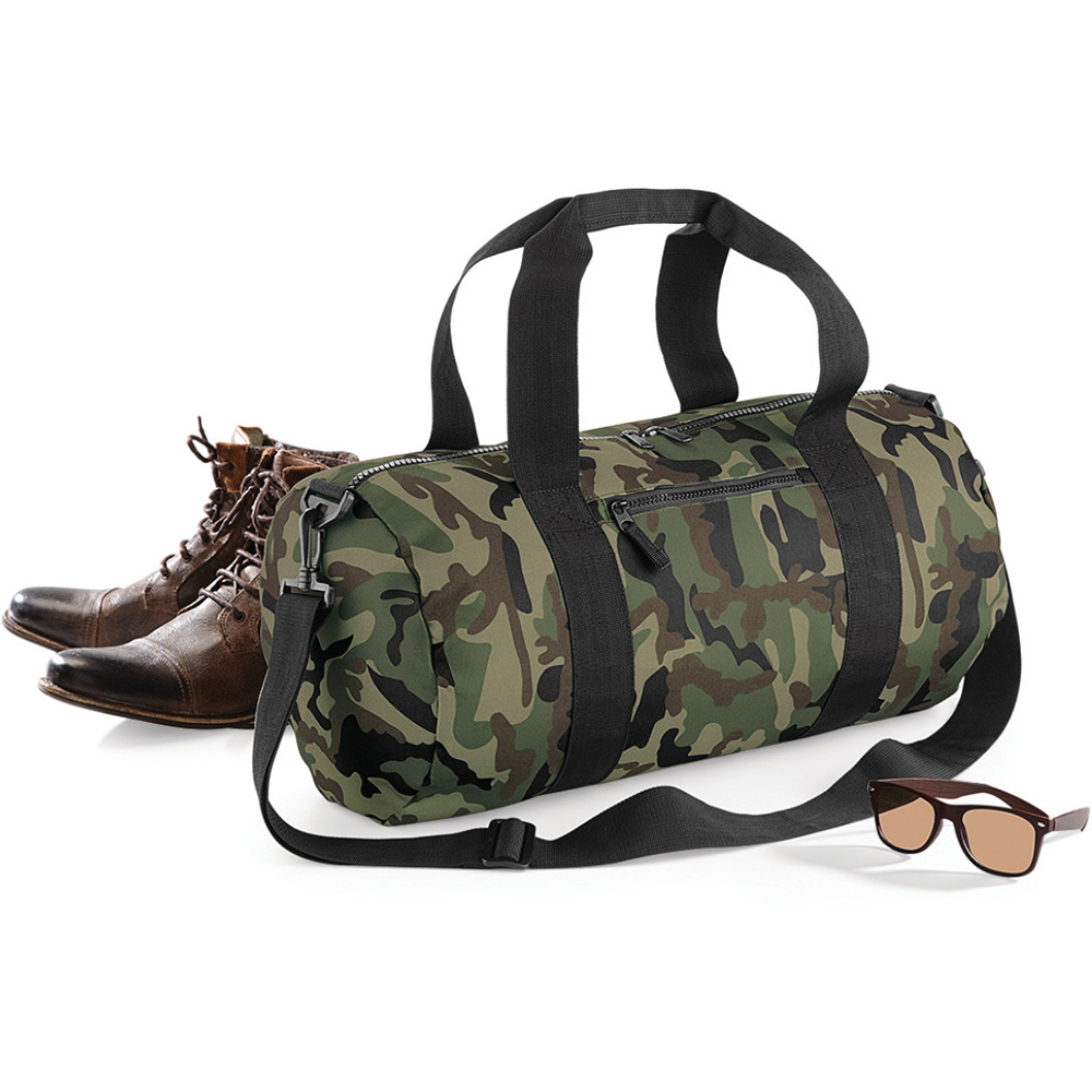 Bagbase Camouflage Duffle / Duffel Bag (20 Liters)
