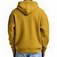 thumbnail image 5 of Bainana Mens Half Zip Hoodies Long Sleeve Trendy Hoody Solid Color Hooded Tees Workout Wear Fall Outfit Size Xxxl, 5 of 5