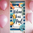 thumbnail image 7 of Decorative Summer Pool Banner Welcome Pool Beach Theme for Outdoor Party Kids Gathering Poolside Celebration, 7 of 7