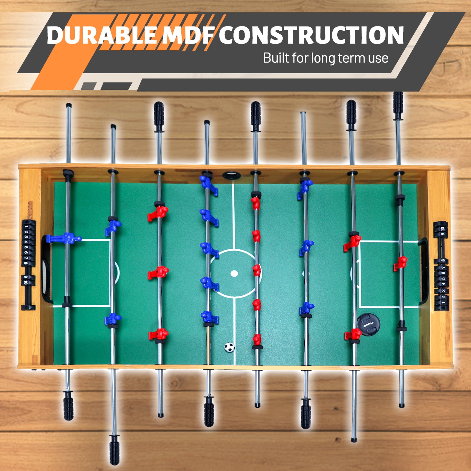 Seydrey 48-Inch Full-Size Foosball Table, Stand-Alone Soccer Set