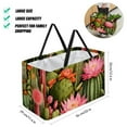 thumbnail image 2 of Cactus Large Capacity Reusable Foldable Laundry Basket Storage Box Shopping Bag Oxford Cloth Organizer, 2 of 7