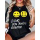 thumbnail image 1 of Camiseta de mujer de verano con Cuello RedondoBreezy Style, Women's Casual joyful Face Graphic Tee - Comfy Crew Neck Short Sleeve T-Shirt, Perfect for Summer & SportsFather's Day, Mother's Day, New, 1 of 7
