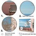 thumbnail image 3 of Designart "Dreamy Pink And Blue Coastal Getaway I" Coastal Floater Framed Canvas Art Print, 3 of 5