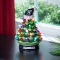 thumbnail image 2 of Las Vegas Raiders 8" Light Up Ceramic LED Christmas Tree, 2 of 2