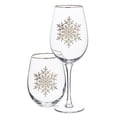 thumbnail image 2 of Set Of 4 Silver Snowflake Goblet, 2 of 2