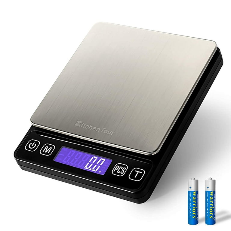 Digital Scale, Portable High Precision Scale With Back-lit Lcd