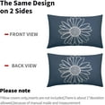 thumbnail image 4 of Blue Daisy Flower Lumbar Pillow Covers 12x20 Inch Set of 2 Spring Summer Floral Bloom Decorative Throw Pillows Seasonal Pillow Cases Farmhouse Home Decor for Cushion Couch Sofa Outdoor, 4 of 6