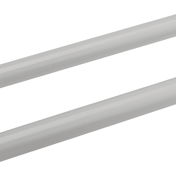 National Hardware White Round Closet Rod - Pack of 4  Standard Mounting Hardware, Drop-In Replacement
