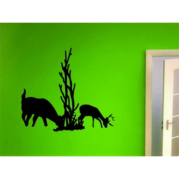 Living Room Art Buck Deer Animal Hunting Hunter Man Gun Boys Kids Bed Room Sports 8 X 8 Inches