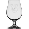 thumbnail image 1 of Turkish Van Face Cat Themed Etched 13.25oz Iona Beer Glass, 1 of 1