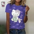 2024 LIN Cartoon Fashion Lovely Hello Kitty 3D Print Women Ladies Girls