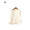 thumbnail image 3 of Minnieouse Ropa interior camiseta femenina cálida a prueba de viento Traceless ropa interior térmica cómoda Simple ropa otoño Casual Prendas para la parte del cuerpo Blanco,Blanco XL XL Minnieouse AP013131-11, 3 of 6