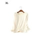 thumbnail image 5 of Sonducket Ropa interior Camiseta Mujer Cálido Grueso Algodón A prueba de viento Ropa interior sin rastro Ropa cómoda Manga larga Invierno Prendas para la parte del cuerpo Blanco,Blanco XL XL Sonducket AP013131-11, 5 of 6