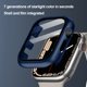 thumbnail image 1 of Caja De Reloj Estuche Para Reloj Con Protector De Marco De Vidrio Para Pantalla Para Apple Watch (Azul Oscuro 44 Mm) Likrtyny Para estrenar, 1 of 3
