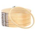 thumbnail image 1 of Aros para bordar Pillieay, círculo de bambú de 20 cm, 12 unidades, 8 pulgadas, 1 of 6