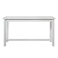 thumbnail image 2 of Lexicon Connected 4 Piece Wood Counter Height Dining Set in White, 2 of 5